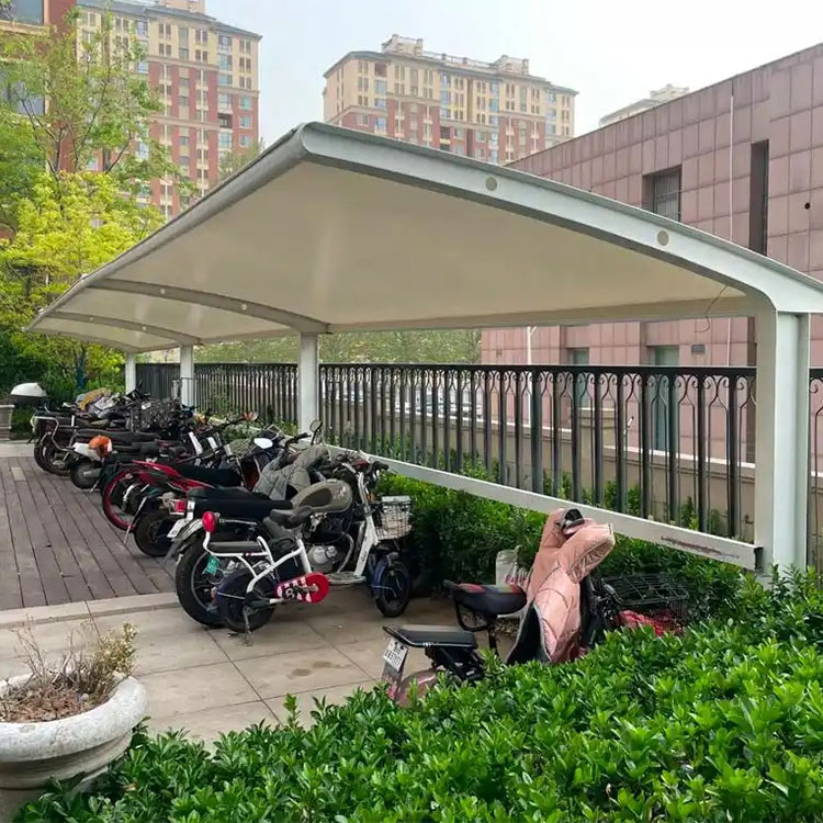 定安县膜结构电动车棚